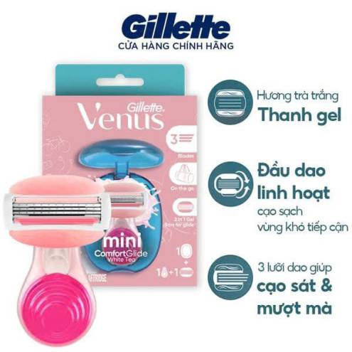 Dao cạo của Gillette Venus Mini Comfortglide White Tea