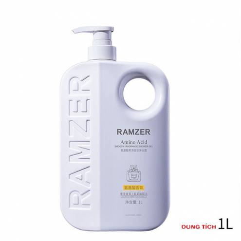 Sữa Tắm RAMZER Hương Nước Hoa Cao Cấp 1000ml, Chứa Amino Acid Dưỡng Ẩm Sâu Giúp Da Mềm Mịn