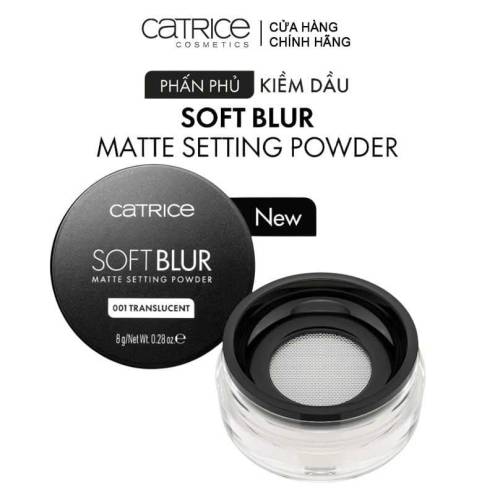 Phấn Phủ Dạng Bột Mỏng Nhẹ Kiềm Dầu Catrice Soft Blur Matte Setting Powder