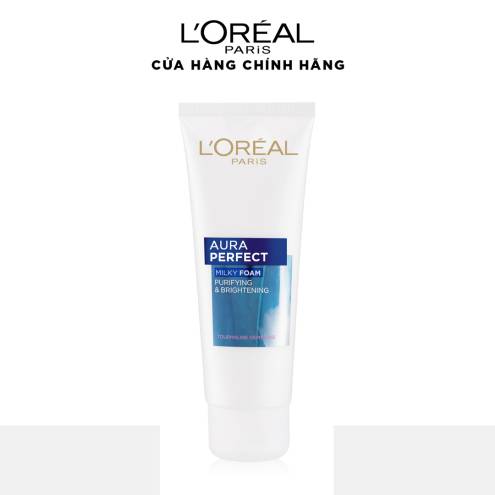 Sữa rửa mặt sáng da LOreal Paris Aura Perfect Milk foam 100ml