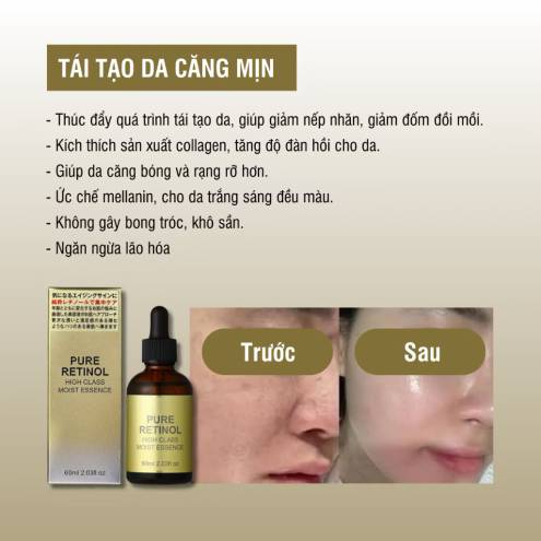 SERUM PURE RETINOL NHẬT BẢN 60ML