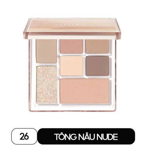 Bảng Phấn Mắt 7 Ô Màu Judydoll All-In-One Palette For Your Full Face 8.5g