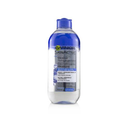 [CHAI XANH DƯƠNG] Nước Tẩy Trang Garnier Skin Active Micellar Reinigingswater Delicate Cleansing Water 400ml