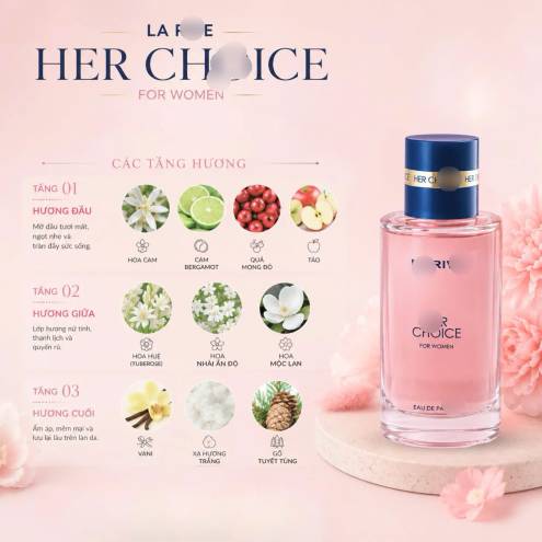 Nước Hoa Nữ La Rive Her Choice Eau De Parfum