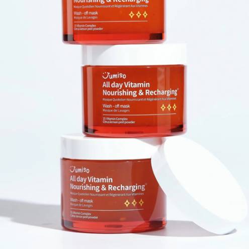 Mặt Nạ Dưỡng Sáng Da Jumiso All Day Vitamin Nourishing & Recharging Wash - Off Mask 100ml