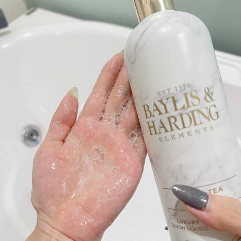 Sữa Tắm Baylis & Harding Elements Trà Trắng và Neroli 500ml - Dưỡng Ẩm, Phù Hợp Mọi Loại Da, Hương Cam Ngọt Thư Giãn