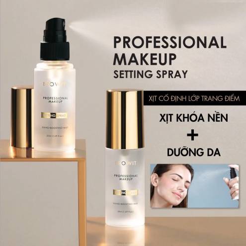 Xịt Khóa Cố Định Lớp Trang Điểm Browit By Nong Chat Professinal Makeup 