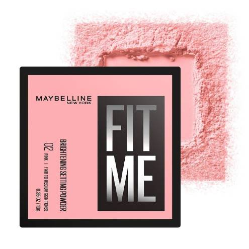 Phấn Phủ Dạng Bột Maybelline Fit Me Mattifying Setting Powder 10g .#02 Pink