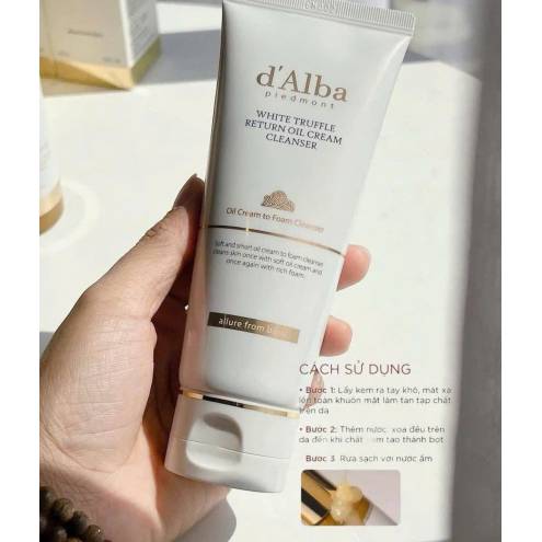 Sữa rửa mặt d'Alba White Truffle Return Oil Cream Cleanser  - 100ml