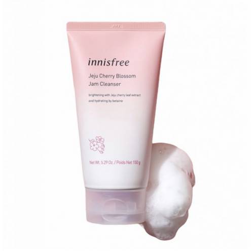 Gel Rửa Mặt Tạo Bọt Innisfree Jeju Cherry Blossom Jam Cleanser 150g