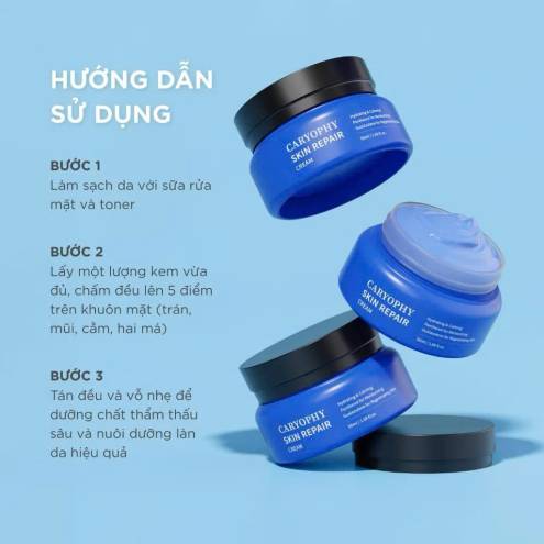 Kem Dưỡng Ẩm, Phục Hồi Da Nhạy Cảm Caryophy Skin Repair Cream 50ml