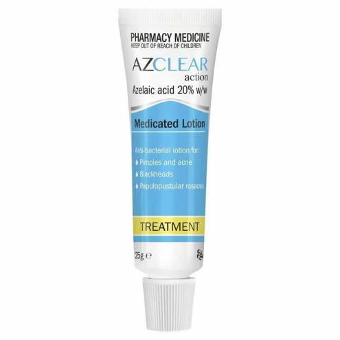 Azclear Medicated Lotion 25G - Trị Mụn & thâm