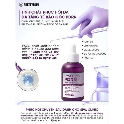 SERUM PHỤC HỒI TẾ BÀO GỐC HYDRA PDRN PRETTY SKIN 50ML