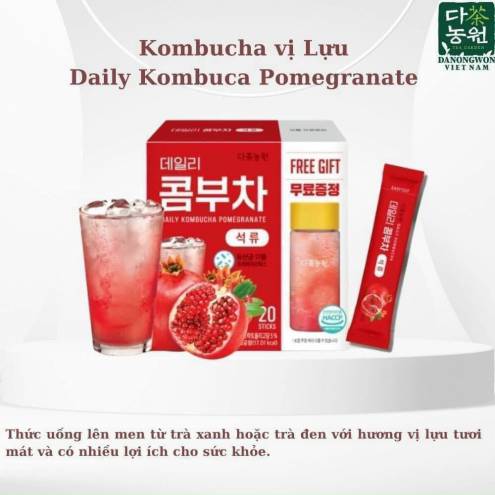 TRÀ KOMBUCHA DAILY KOMBUCHA (5G X 20 GÓI) (HỘP)