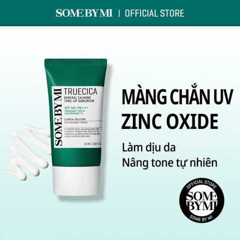  Kem Chống Nắng Some By Mi Truecica Mineral 100 Calming Suncream SPF50+/PA+++