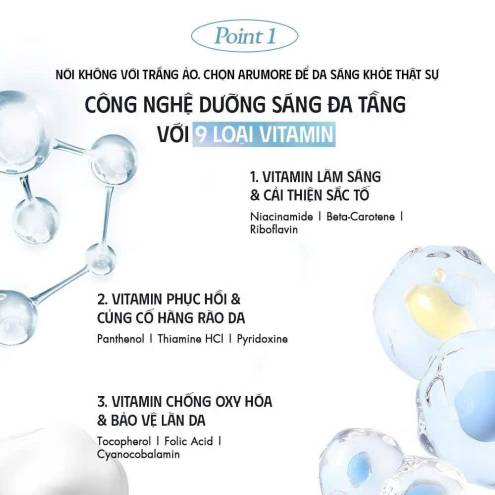 KEM Ủ TRẮNG BODY ARUMORE RETINOL MILKY TONE-UP CREAM 200ML