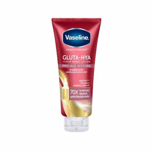 Dưỡng Thể Vaseline 70X Healthy Bright Gluta-Hya Serum Burst Lotion Pro-Age Restore  