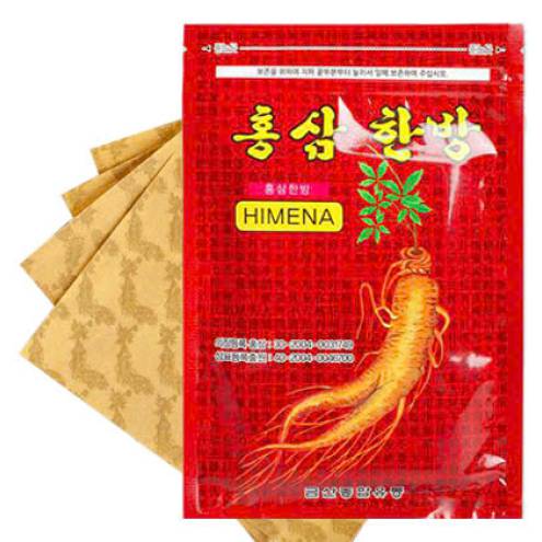 Cao dán hồng sâm trị nhức mỏi HIMENA (gói 20 miếng)