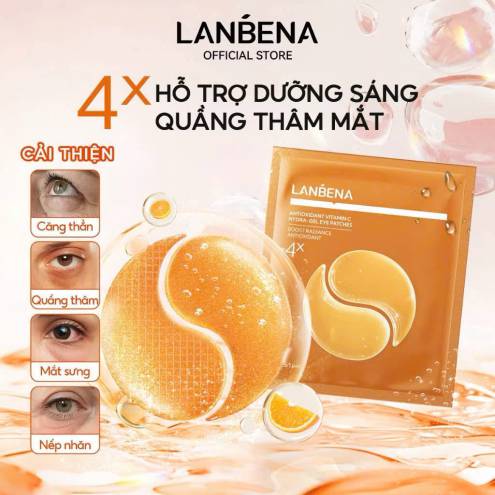 MẶT NẠ MẮT LANBENA 4 MÀU 14 miếng