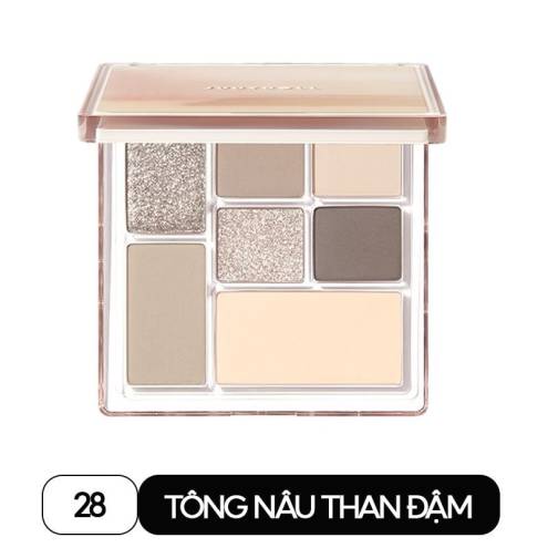 Bảng Phấn Mắt 7 Ô Màu Judydoll All-In-One Palette For Your Full Face 8.5g