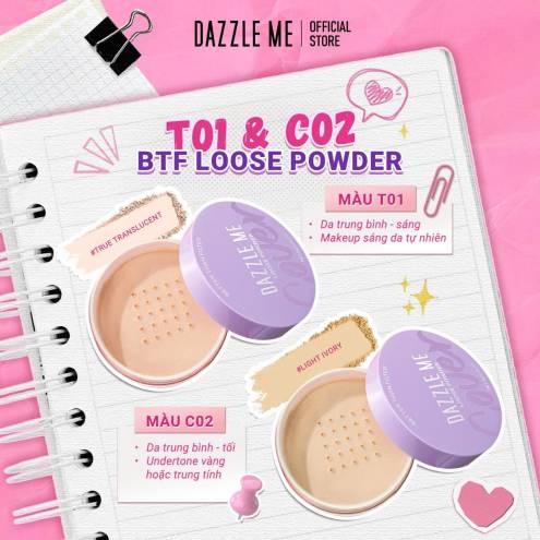 Phấn Phủ Bột DAZZLE ME Better than Filter Fixed Loose Powder