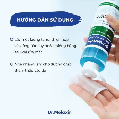 TONER CẤP ẨM AQUA ION PLASMA DR MELAXIN 200ml