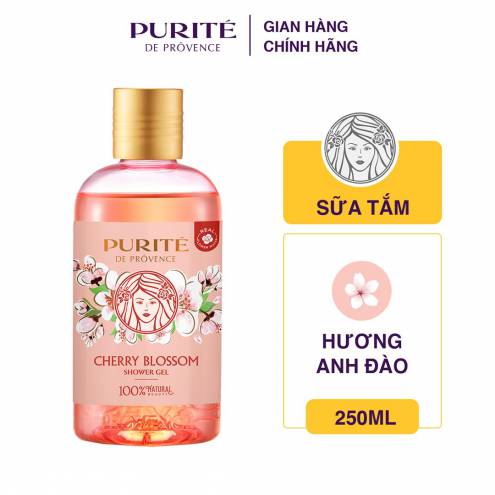 Sữa Tắm Purité Sáng Mịn Da Hương Hoa Anh Đào 250ml Cherry Blossom Shower Gel