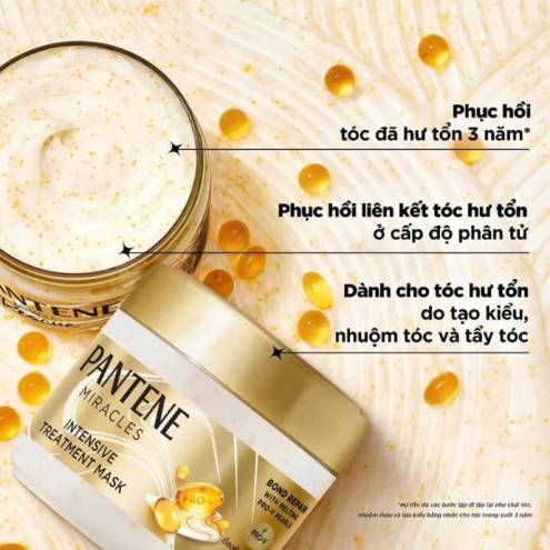 Mặt Nạ Ủ Tóc Chuyên Sâu Pantene Miracles Phục Hồi Liên Kết Tóc