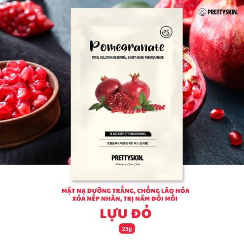 Mặt Nạ Tinh Chất Pretty Skin Total Solution Essential Sheet Mask  