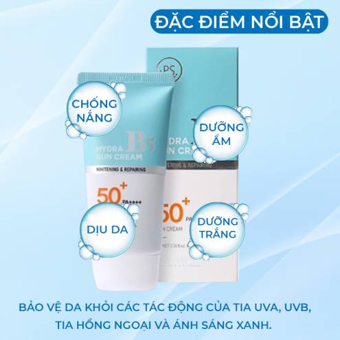  Kem Chống Nắng Pretty Skin Phục Hồi Dưỡng Trắng Hydra B5 Sun Cream SPF 50+/PA+++ 