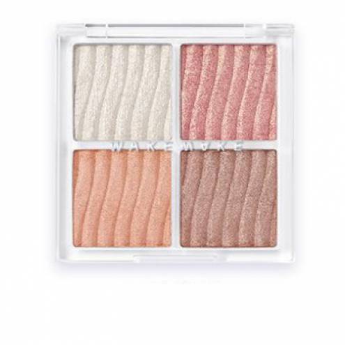 Bảng Highlight 4 Ô Wakemake Glow Palette