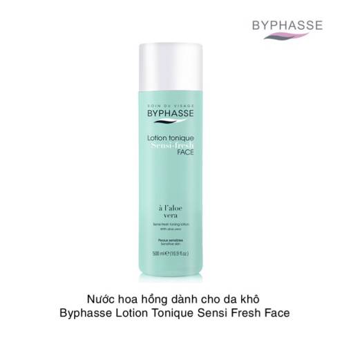 Nước Hoa Hồng Làm Sạch Ẩm Mịn Da Byphasse Lotion Tonique Douceur Face 500ml 