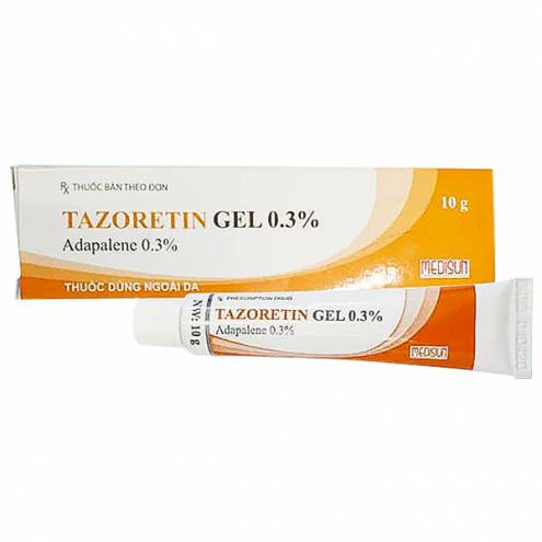 Gel Trị Mụn Trứng Cá Tazoretin Gel 0.3% Medisun  
