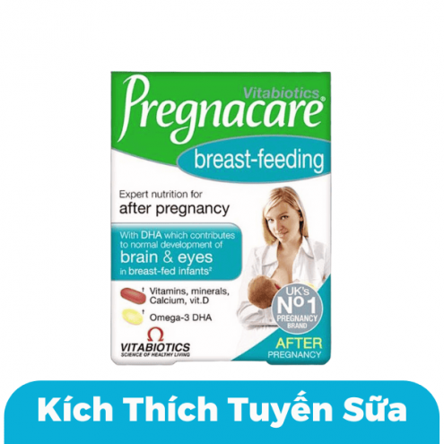 Vitamin Lợi Sữa Pregnacare Breast Feeding Anh 84 Viên