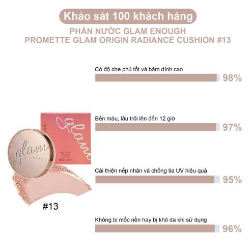 Phấn nước Glam Enough Promette Glam Origin Radiance 
