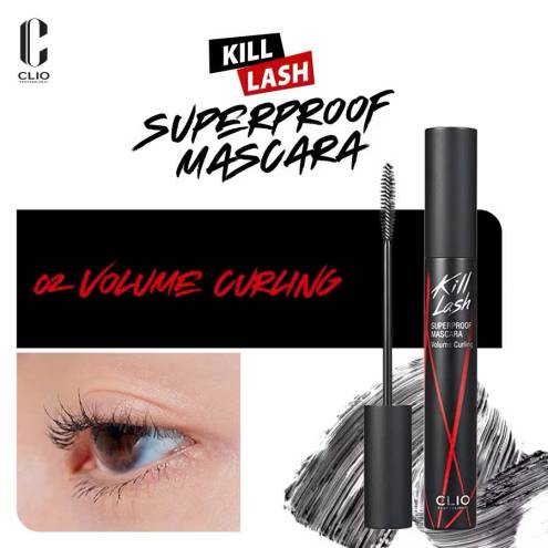 Mascara Làm Cong Mi, Chống Trôi Clio Kill Lash Superproof Mascara 7g