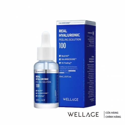 TINH CHẤT WELLAGE REAL HYALURONIC PEELING SOLUTION 30ML