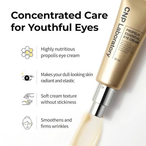 Kem Dưỡng Mắt Mờ Thâm, Sáng Da CNP Propolis Essential Eye Cream 50ml