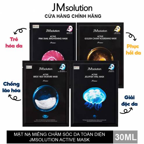 Mặt Nạ Miếng Chăm Sóc Da Toàn Diện JMsolution Active Mask 30ml 