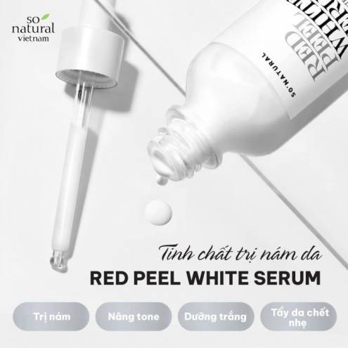 Serum ức chế nám, dưỡng trắng từ sâu bên trong Red Peel White TXA 0,5%, Niacinamide 5%