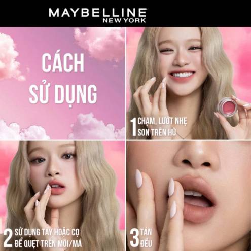 Son Maybelline Cloudtopia Cheek & Lip Mousse Dạng Hũ