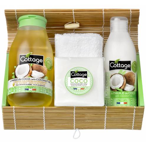 Set cottage 3 món ( Sữa tắm, Soap, Body) 