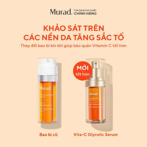 Tinh chất hỗ trợ sáng da, làm đều màu da Murad Vita-C Glycolic Serum 30ml