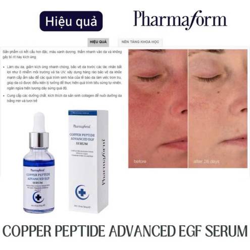 Serum Pharmaform Copper Peptide Advanced EGF 30ml