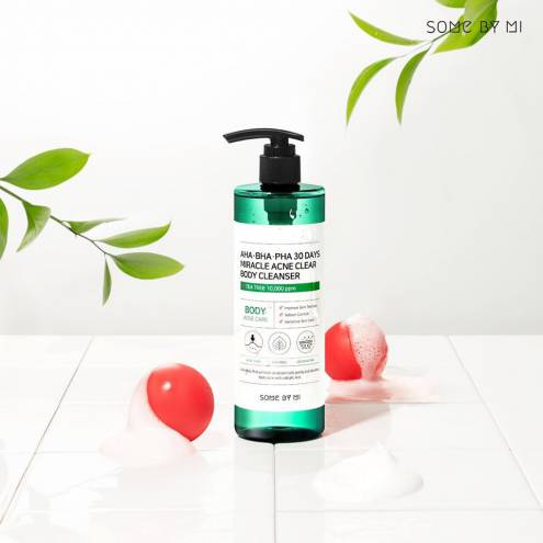 Sữa Tắm Some By Mi AHA BHA PHA 30 Days Miracle Acne Body Cleanser Trị Mụn Lưng 400g