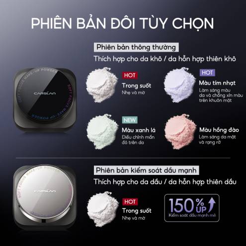 Phấn Phủ Nén Carslan Black Magnet Soft Mist Powder 8 G