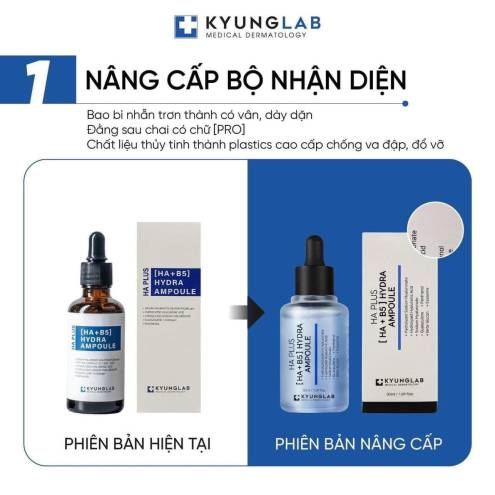 Tinh Chất Cấp Ẩm Phục Hồi Da Căng Bóng HA B5 Kyung Lab Hydra Ampoule 50ml 