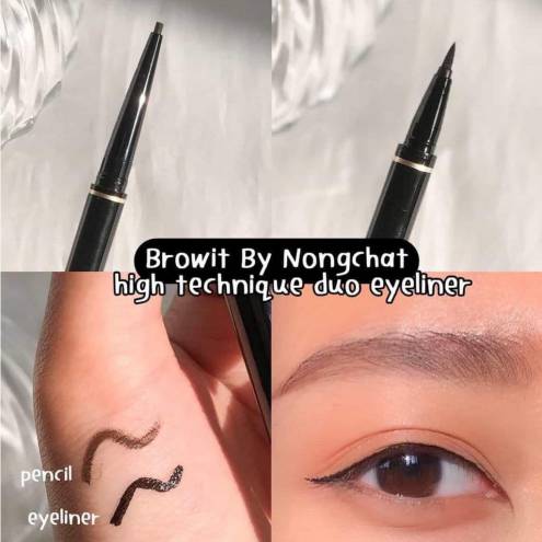 Bút Kẻ Mắt Hai Đầu Browit HighTechnique Duo Eyeliner 