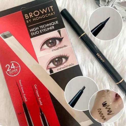 Bút Kẻ Mắt Hai Đầu Browit HighTechnique Duo Eyeliner 