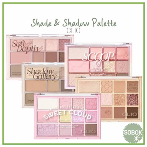 Phấn Mắt 12 Ô Clio Shade & Shadow Palette